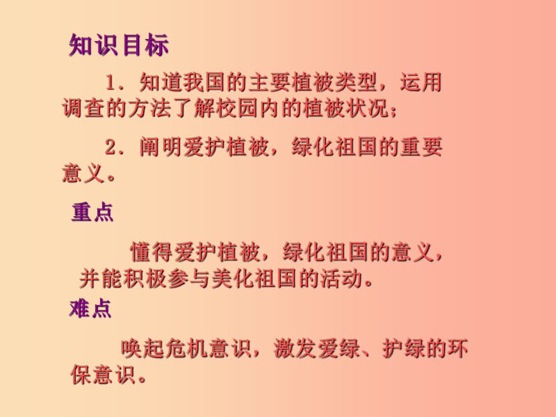 2019年七年级生物上册 3.6《爱护植被绿化祖国》课件3 新人教版.ppt_第2页