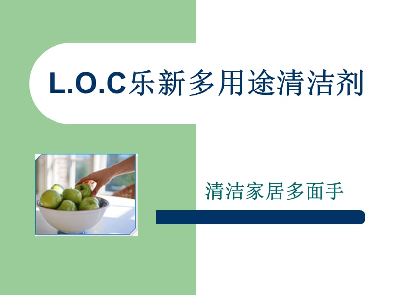 L.O.C乐新多用途清洁剂.ppt_第1页