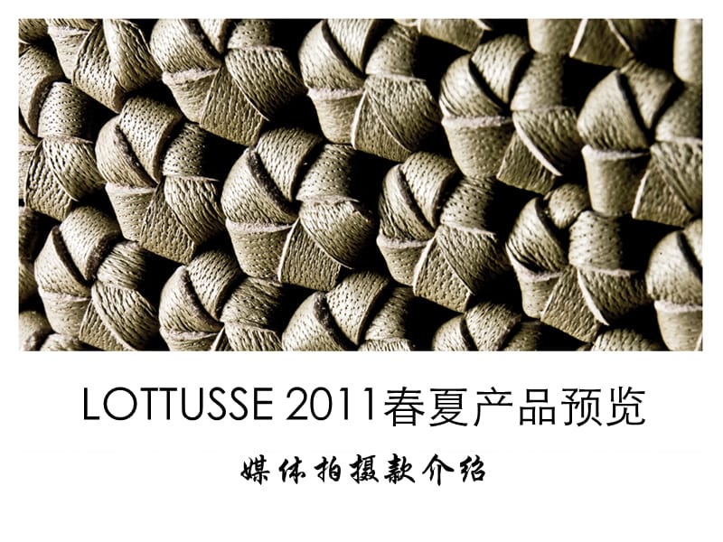 LOTTUSSE2011春夏产品预览.ppt_第1页