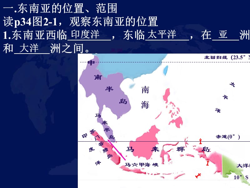 东南亚(范围、位置、地形和气候特征).ppt_第3页