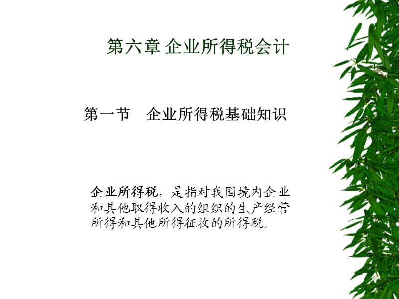 《企业所得税会计》PPT课件.ppt_第1页