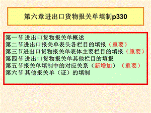 進(jìn)出口貨物報關(guān)單填制考點與訓(xùn)練(新版).ppt