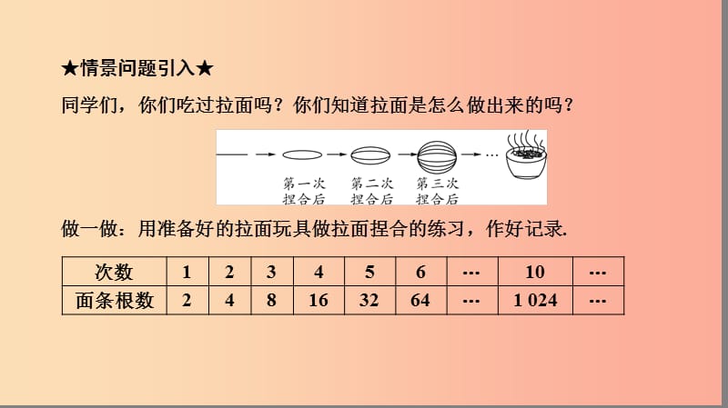 七年级数学上册 第一章 有理数 1.5 有理数的乘方 1.5.1 第1课时 乘方的意义及运算复习课件 新人教版.ppt_第3页