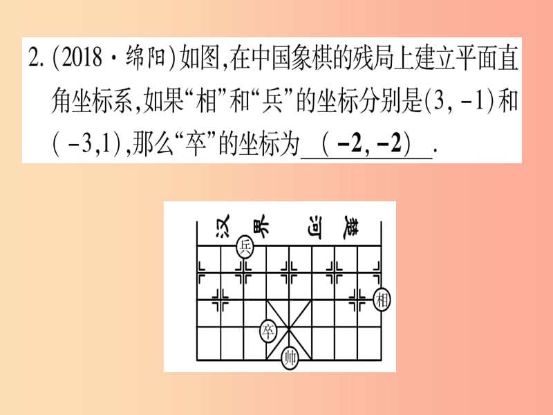 （宁夏专版）2019中考数学复习 第1轮 考点系统复习 第3章 函数 第1节 平面直角坐标系与函数（作业）课件.ppt_第3页