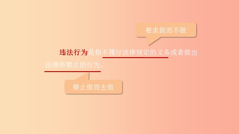 九年级道德与法治上册 第三单元 提升法治素养 第7课 违法与犯罪 第1框 一般违法行为与犯罪行为 苏教版.ppt_第3页