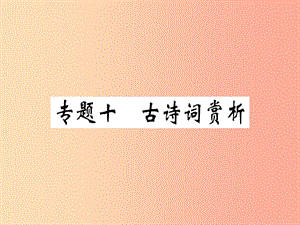 （貴州專(zhuān)版）2019春八年級(jí)語(yǔ)文下冊(cè) 專(zhuān)題復(fù)習(xí)十 古詩(shī)詞賞析習(xí)題課件 新人教版.ppt