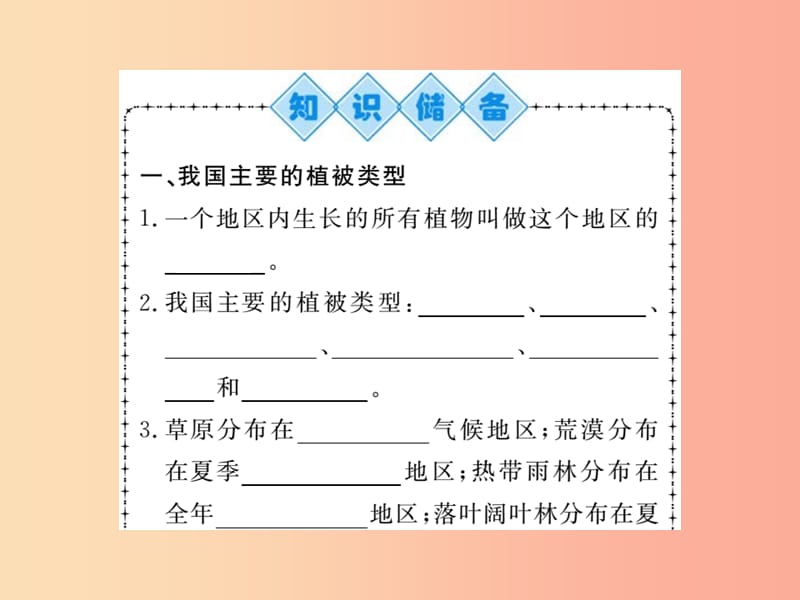 2019年七年级生物上册 第3单元 第六章 爱护植被绿化祖国习题课件 新人教版.ppt_第2页