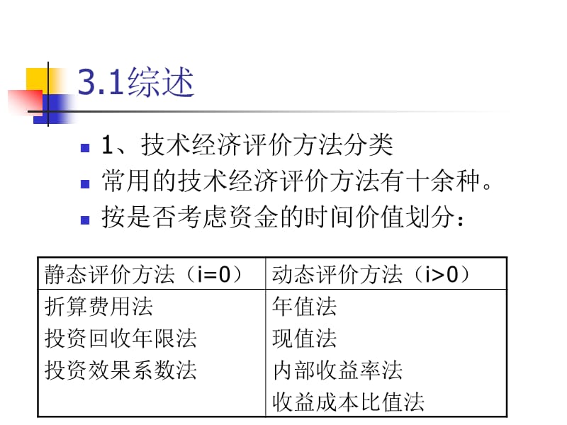 中南技术经济学第3章静态评价方法.ppt_第2页