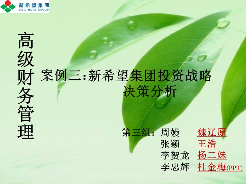 《组新希望案例终》PPT课件.ppt_第1页