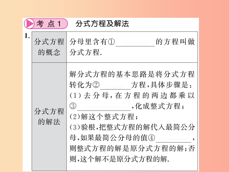 （新课标）2019中考数学复习 第二章 方程（组）与一元一次不等式（组）第7节 分式方程及应用（正文）课件.ppt_第3页