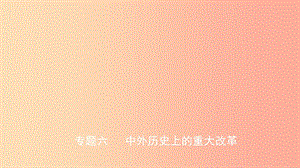 山東省2019中考歷史總復(fù)習(xí) 第七部分 專題突破 專題六 中外歷史上的重大改革課件.ppt