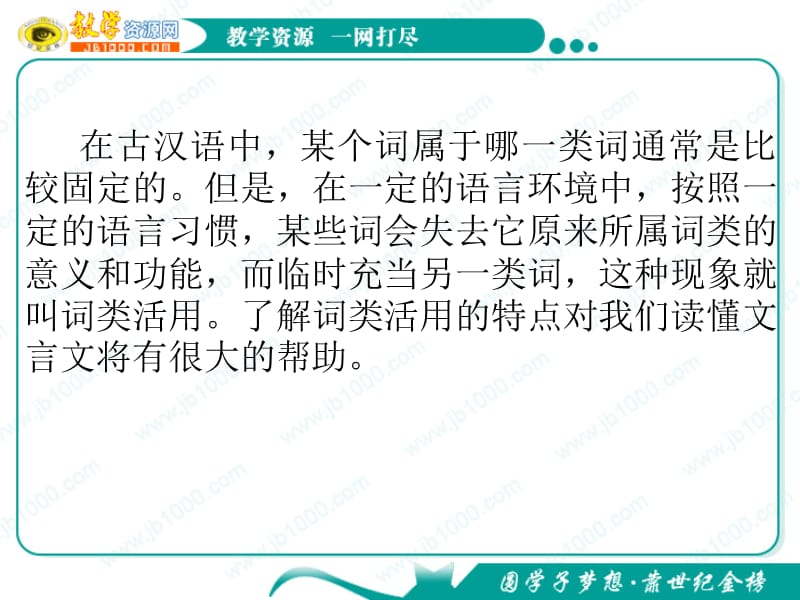 高考语文复习课件：7类词类活用.ppt_第2页