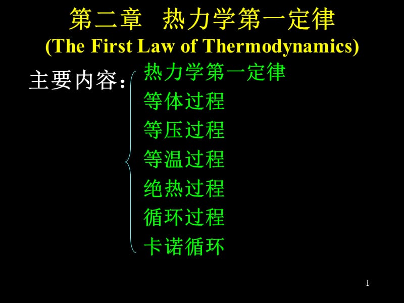 《大学物理热力学》PPT课件.ppt_第1页