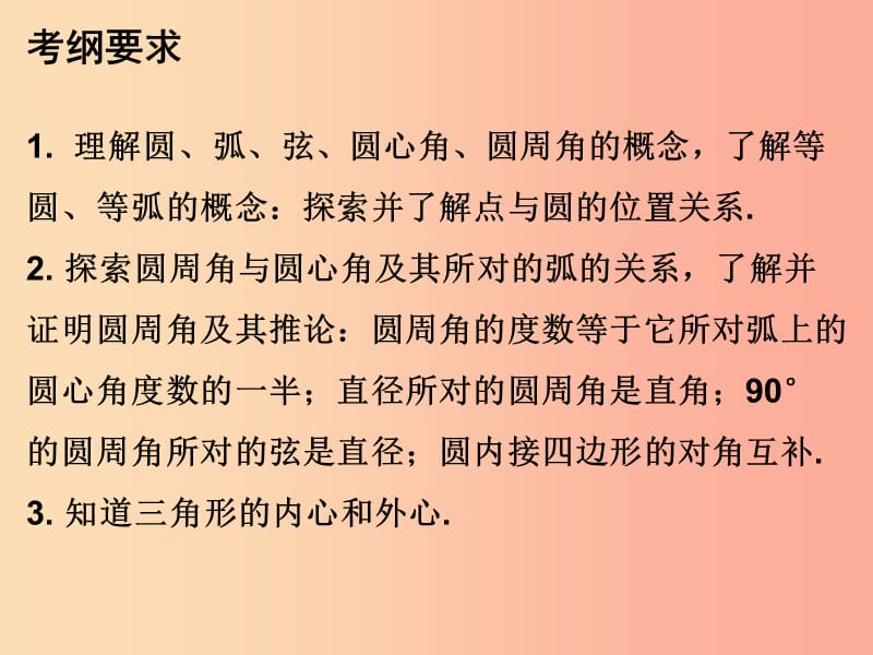 2019年秋九年级数学上册 第二十四章 圆本章知识梳理课件 新人教版.ppt_第2页