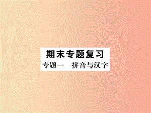 （畢節(jié)地區(qū)）2019年七年級語文上冊 專題1 拼音與漢字習(xí)題課件 新人教版.ppt