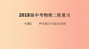 北京市2019年中考物理二輪復習 專題突破1 聲光復習與綜合應用課件.ppt