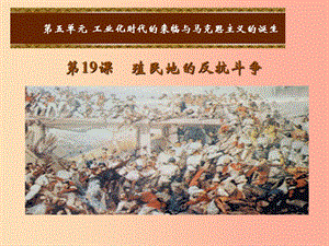 九年級歷史上冊 第五單元 工業(yè)化時代的來臨和馬克思主義的誕生 第19課 殖民地的反抗斗爭課件 岳麓版.ppt