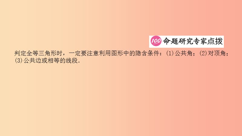 山东省2019中考数学 第四章 几何初步与三角形 第三节 全等三角形课件.ppt_第3页