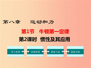 2019年春八年級物理下冊 第八章 第1節(jié) 牛頓第一定律（第2課時 慣性及其應(yīng)用）課件 新人教版.ppt