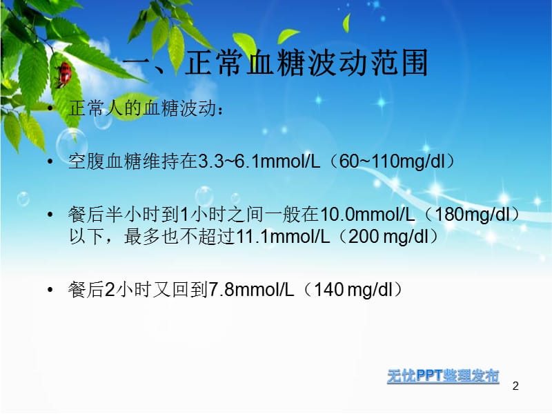 胰岛素治疗糖尿病的用法及剂量计算ppt课件_第2页