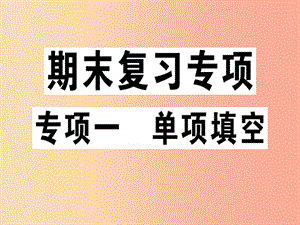 （江西專版）八年級英語上冊 期末復(fù)習(xí)專項 專項一 單項填空新人教 新目標(biāo)版.ppt