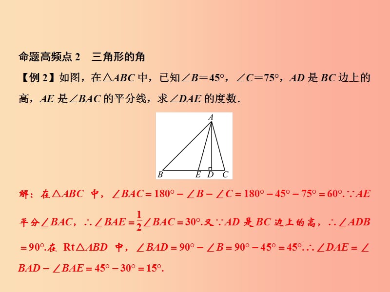 八年级数学上册 期末总复习 一 三角形的边与角课件 新人教版.ppt_第3页