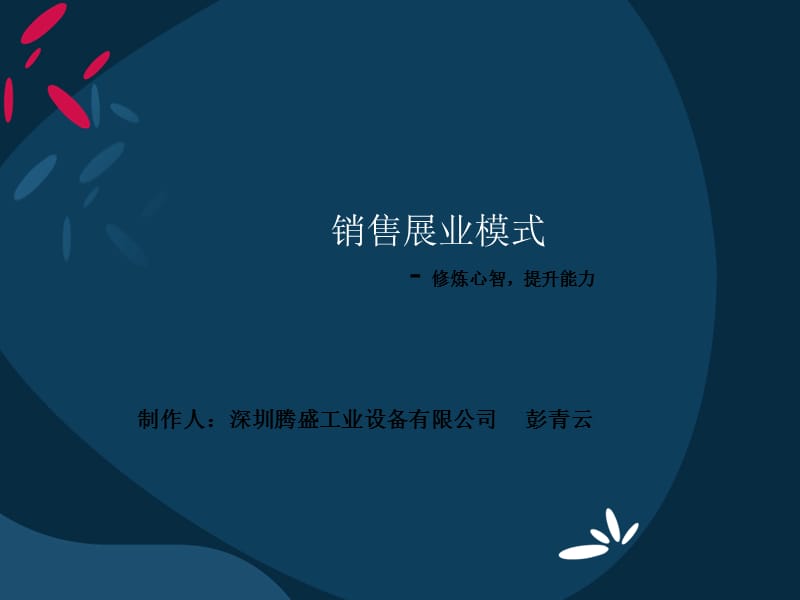 YYYYY销售展业模式.ppt_第1页