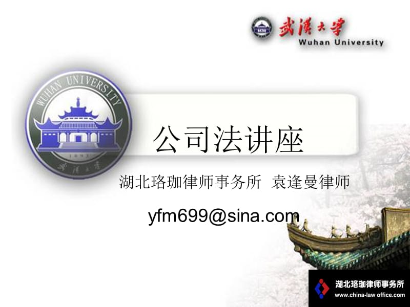 《公司法讲座资料》PPT课件.ppt_第1页