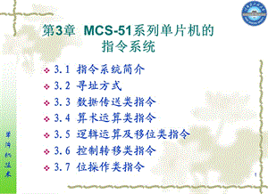 MCS-51系列單片機(jī)的指令系統(tǒng).ppt