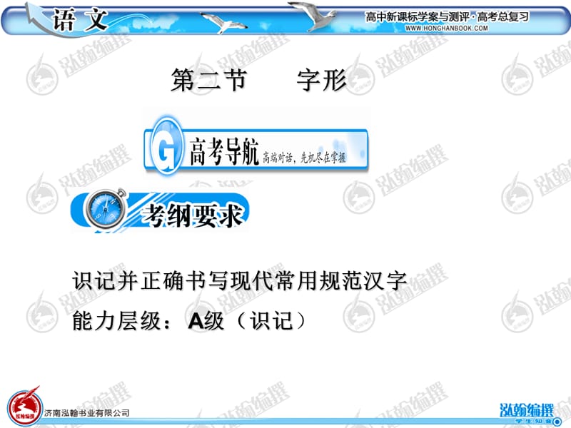 高考语文考点突破(第二节字形).ppt_第1页