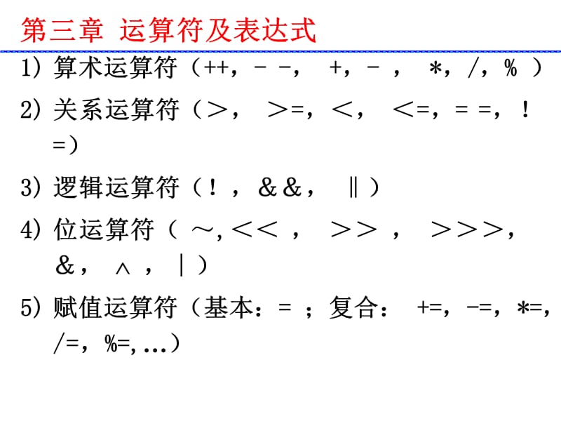 Java第三章运算符和表达式(基础篇).ppt_第2页