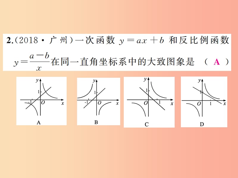 2019年中考数学复习 第三章 函数 第12讲 反比例函数（精练本）课件.ppt_第3页