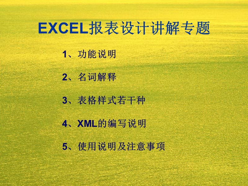 EXCEL报表配置讲解.ppt_第1页