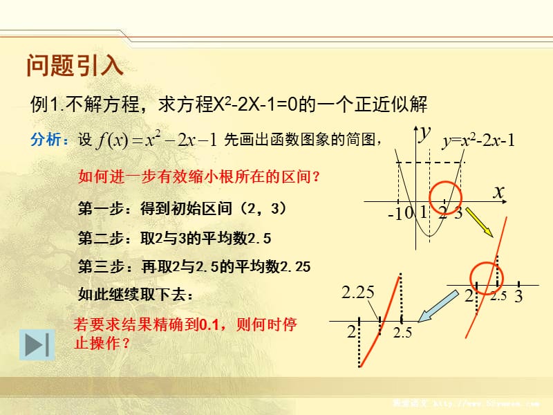 高一数学《用二分法求方程的近似解》.ppt_第2页