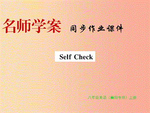 （襄陽專用）八年級英語上冊 Unit 1 Where did you go on vacation Self Check新人教 新目標(biāo)版.ppt