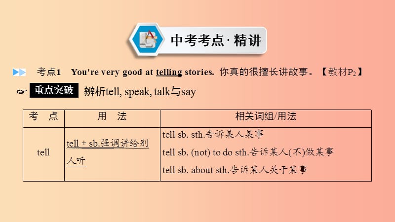 （贵阳专用）2019中考英语总复习 第1部分 教材同步复习 Grade 7 book 2 Units 1-6课件.ppt_第2页