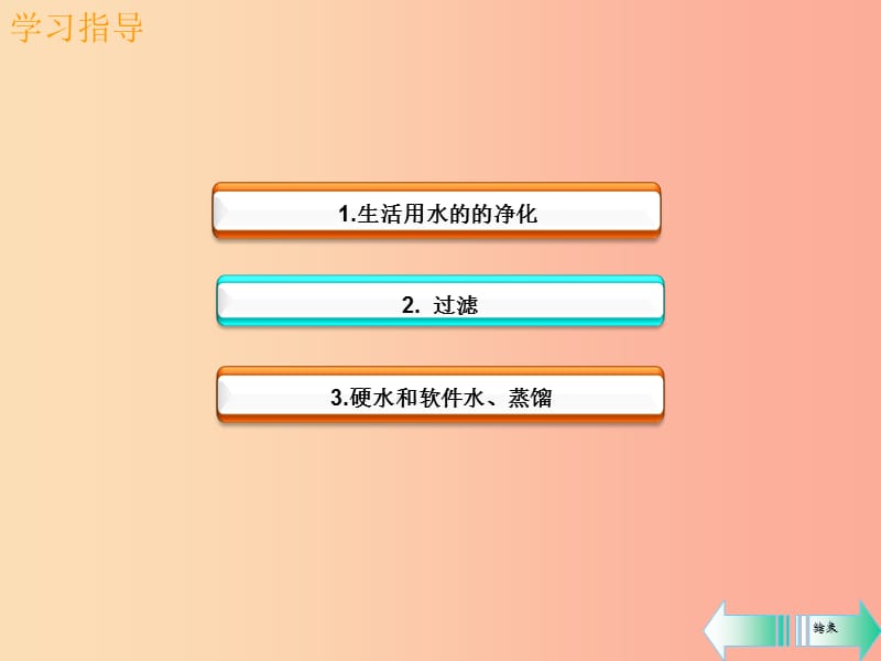 （全国通用版）九年级化学上册 第四单元 自然界的水 课题2 水的净化课堂导学课件 新人教版.ppt_第2页