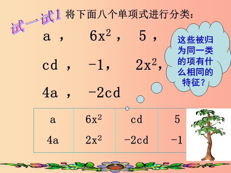 江苏省七年级数学上册 3.4 合并同类项课件2（新版）苏科版.ppt_第3页