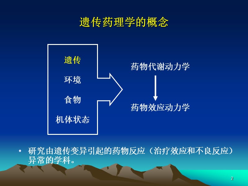 遗传药理学ppt课件_第2页