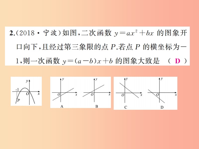 2019年中考数学复习 第三章 函数 第13讲 二次函数的图象及性质（精练本）课件.ppt_第3页