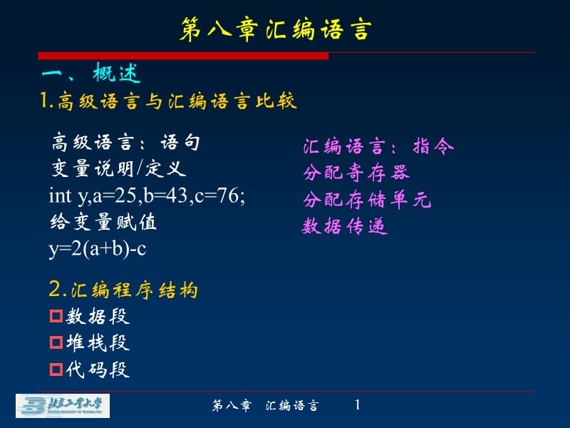 计算机组成原理与汇编语言第8章.ppt_第1页