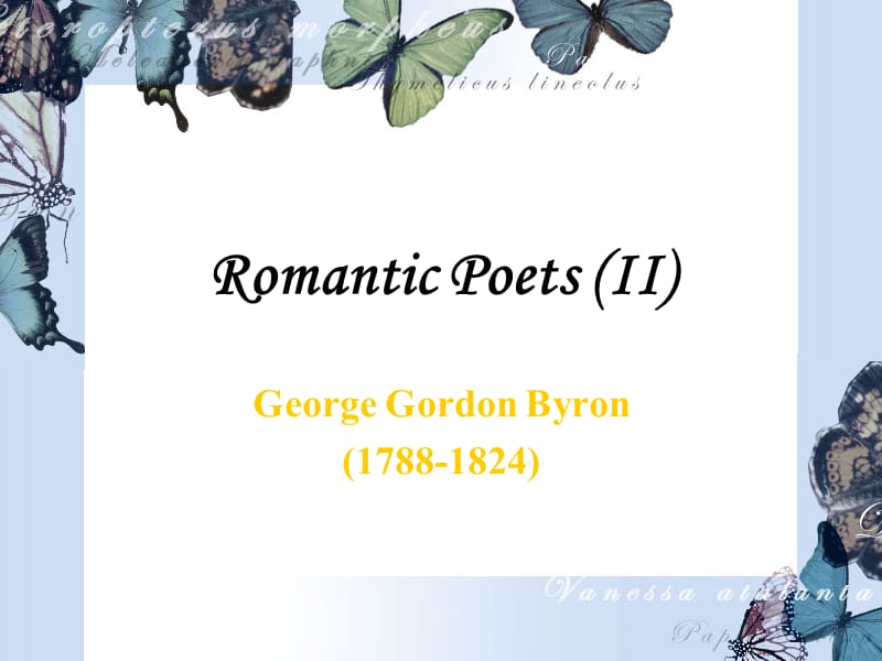 romanticpoets(Keats)浪漫主义诗人(济慈).ppt_第1页