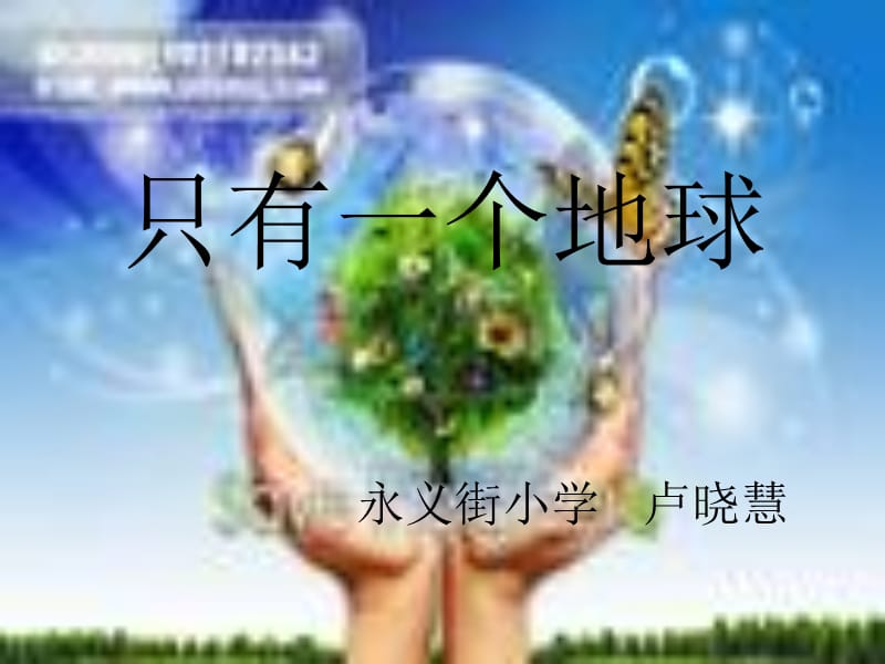 《只有一个地球》PPT课件.ppt_第1页