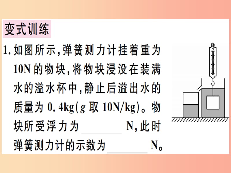 2019年八年级物理下册 第十章 第2节 阿基米德原理习题课件 新人教版.ppt_第3页