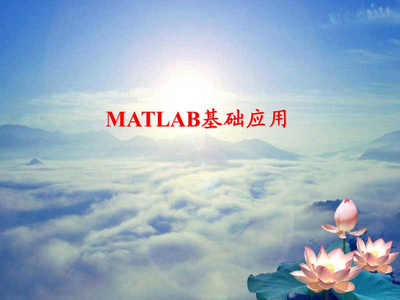 Matlab中的数组操作.ppt_第1页