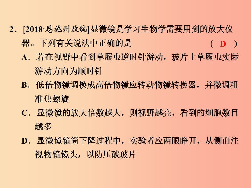 浙江省中考科学（生物部分）第一篇 主题1 第一单元 观察多种多样的生物课件.ppt_第3页