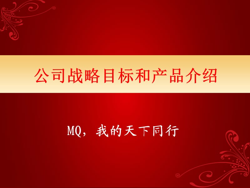 公司战略目标和产品介绍.ppt_第1页