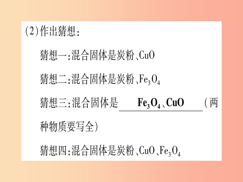 （甘肃专用）2019中考化学 重难点专题（三）实验探究题（提分精练）课件.ppt_第3页