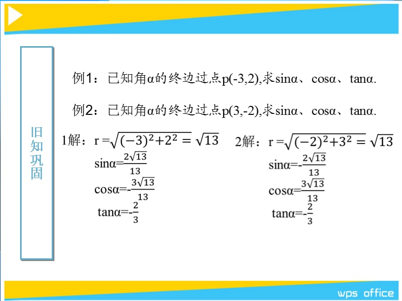 各象限角的三角函数值的正负号.ppt_第3页