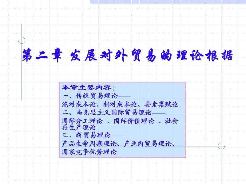 发展对外贸易的理论根据.ppt_第1页